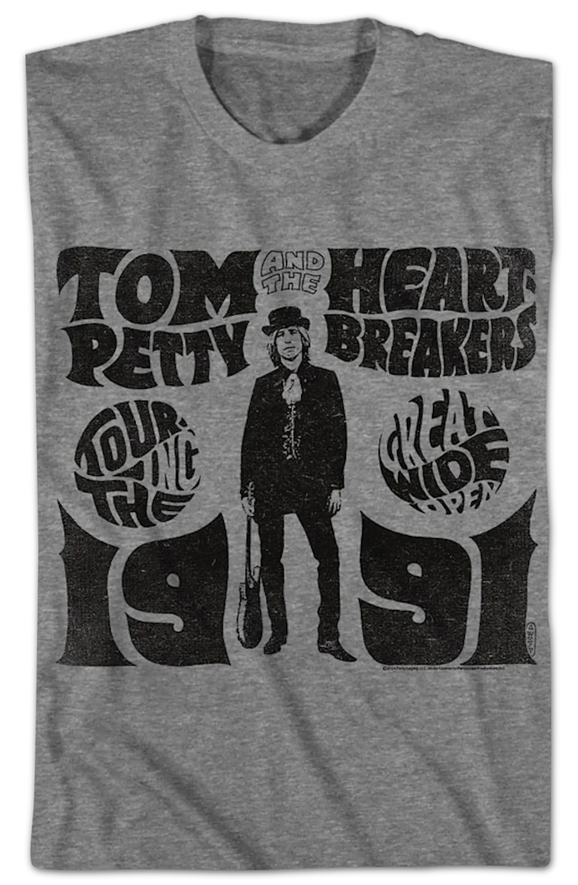 1991 Tour Tom Petty And The Heartbreakers T-Shirt