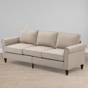 70 inch 3 Seater Loveseat Sofa, Mid Century Modern Couches for Living Room, Button Tufted Sofa