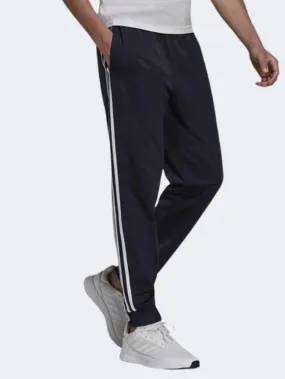 Adidas Essentials Warm Up Tapered 3 Stripes Men Sportswear Pant Legend Ink/White