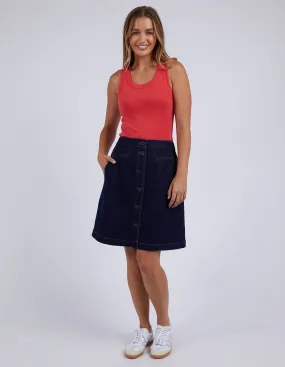 AMANDA SKIRT INDIGO DENIM