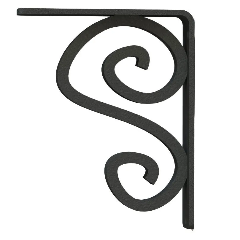 Arts N Crafts Wrought Iron Corbel | 2" Wide