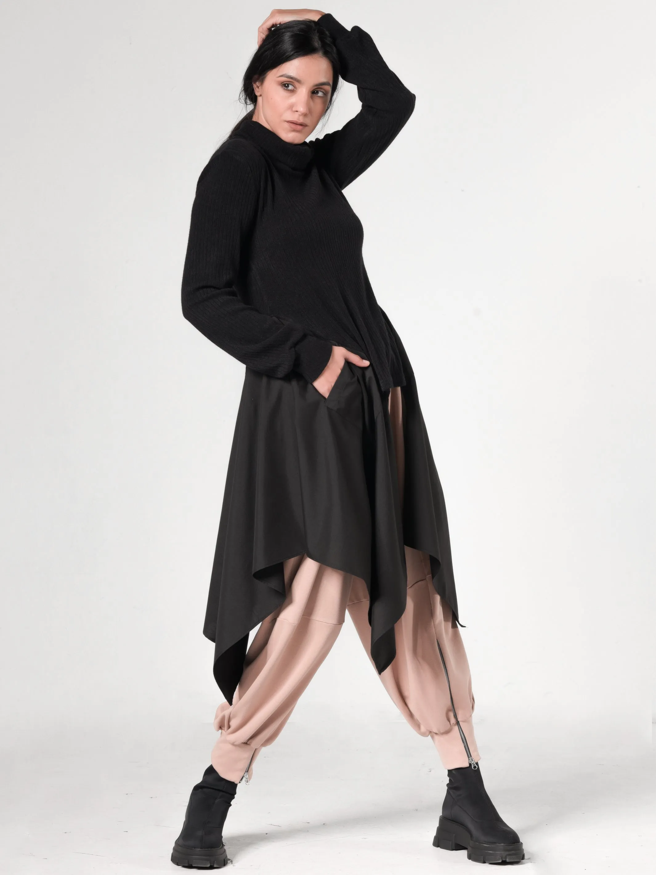 Asymmetric Pullover Tunic