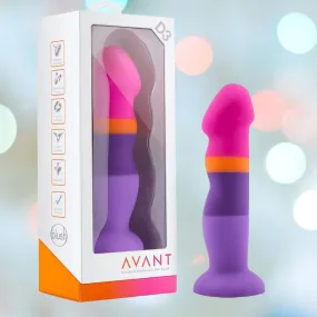 Avant D3 7" Non-Porous Silicone Dildo - Summer Fling