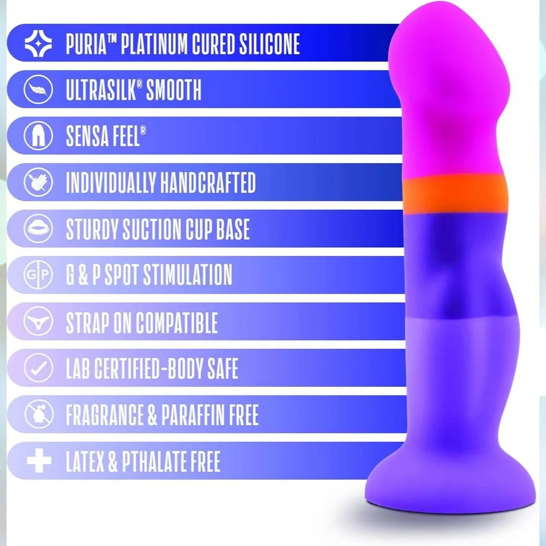 Avant D3 7" Non-Porous Silicone Dildo - Summer Fling