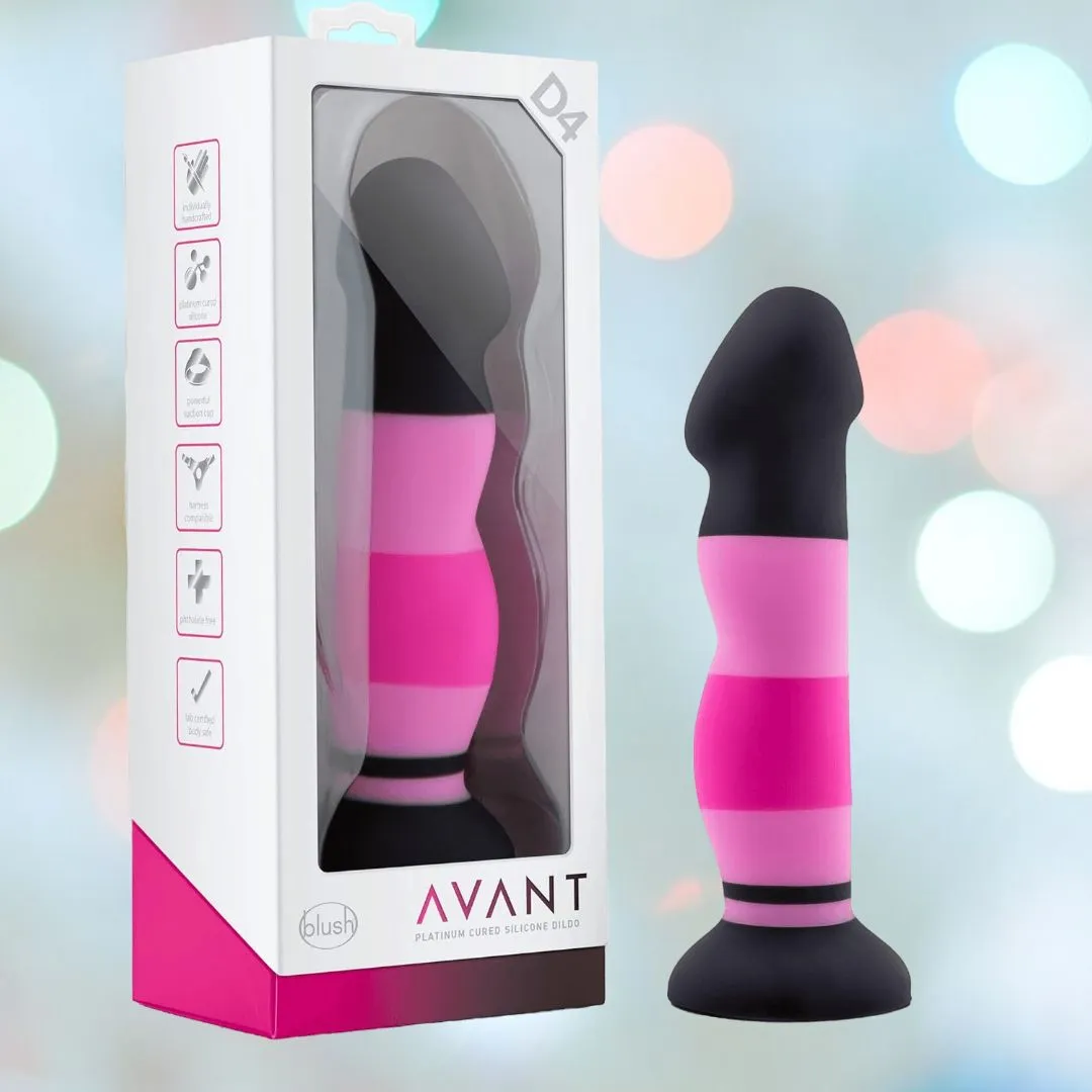 Avant D4 7" Sexy in Pink Silicone Dildo