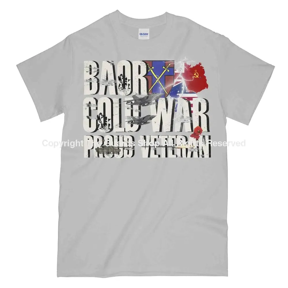 BAOR COLD WAR VETERAN Printed T-Shirt