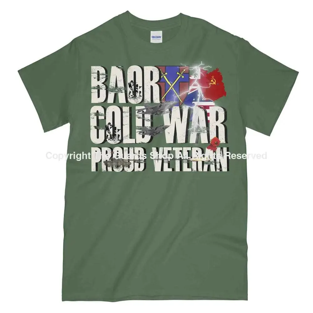 BAOR COLD WAR VETERAN Printed T-Shirt