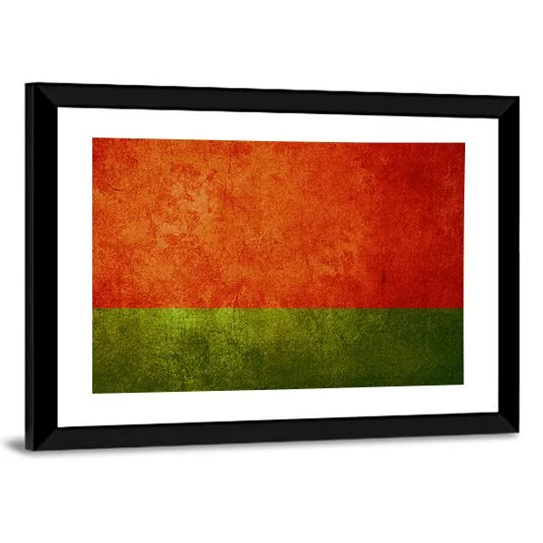 Belarus Flag Canvas Wall Art