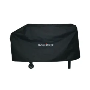 BLACKSTONE 1529 Grill Cover, 45 in W, 25 in H, Polyester, Black