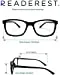 Blue-Light-Blocking-Reading-Glasses-Black-2-25-Magnification-Computer-Glasses