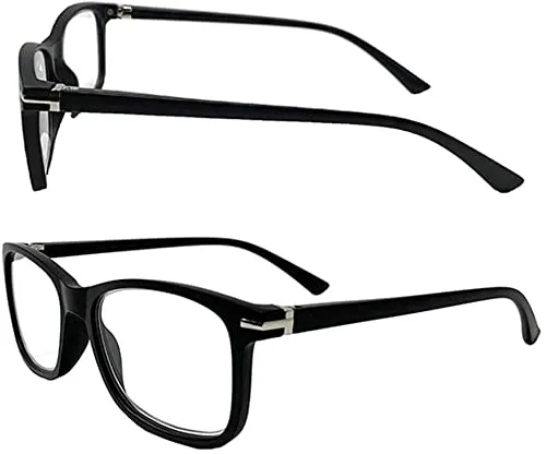 Blue-Light-Blocking-Reading-Glasses-Black-2-25-Magnification-Computer-Glasses