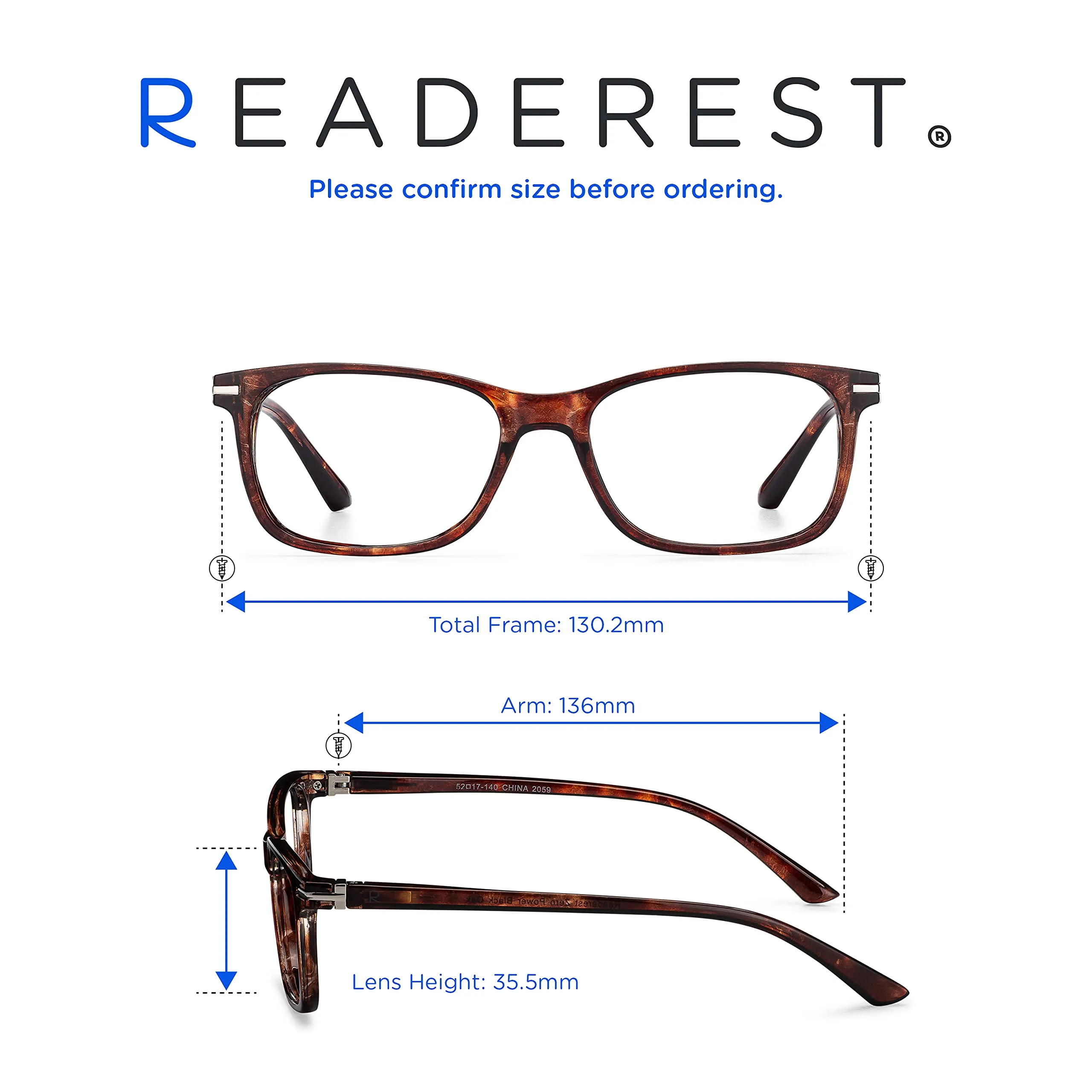 Blue-Light-Blocking-Reading-Glasses-Bourbon-Tortoise-0-75-Magnification-Computer-Glasses