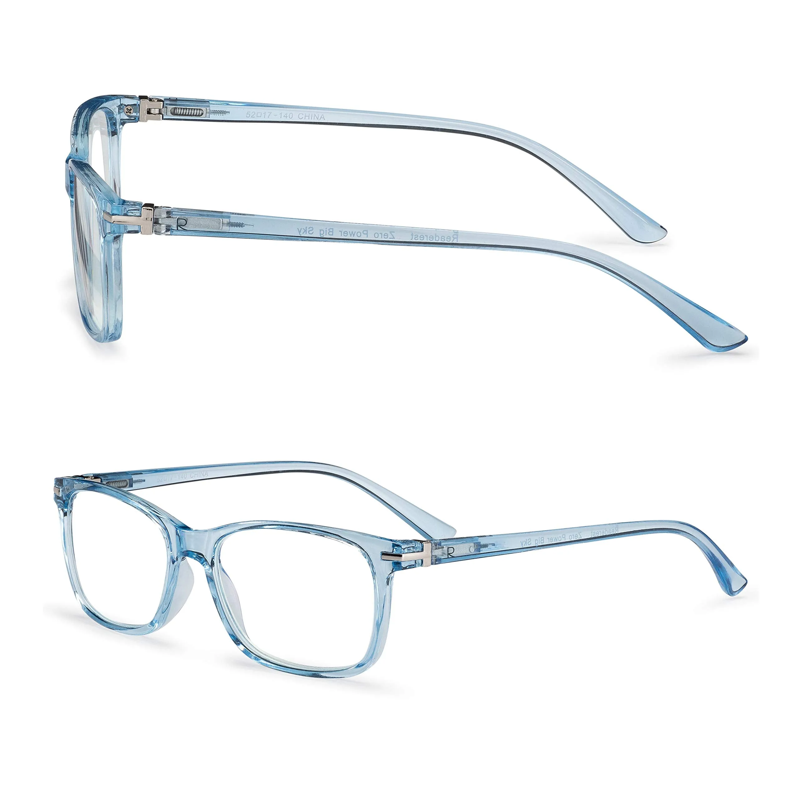 Blue-Light-Blocking-Reading-Glasses-Light-Blue-0-25-Magnification-Computer-Glasses