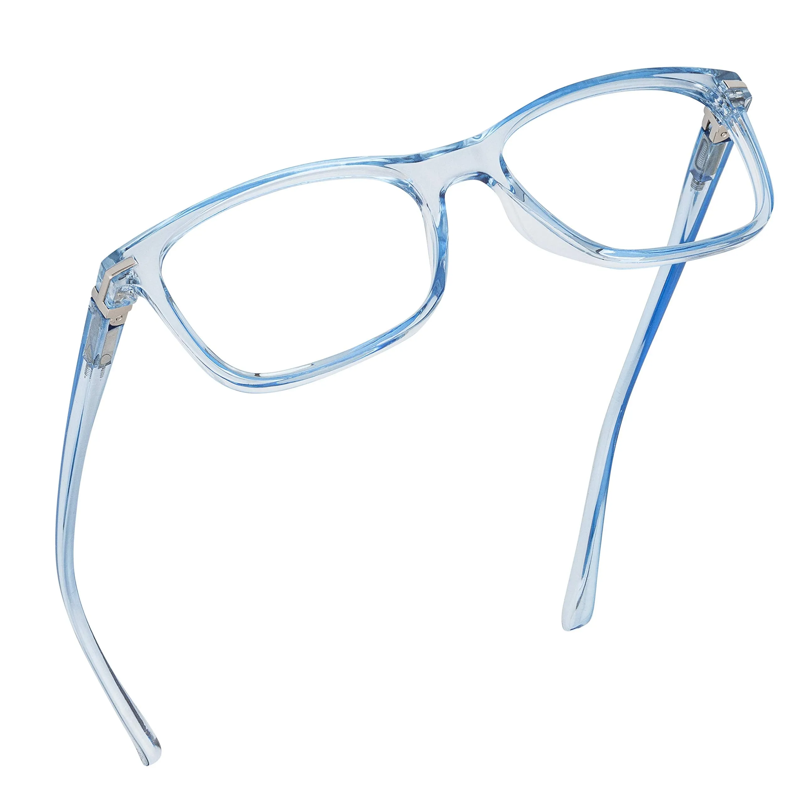 Blue-Light-Blocking-Reading-Glasses-Light-Blue-0-25-Magnification-Computer-Glasses