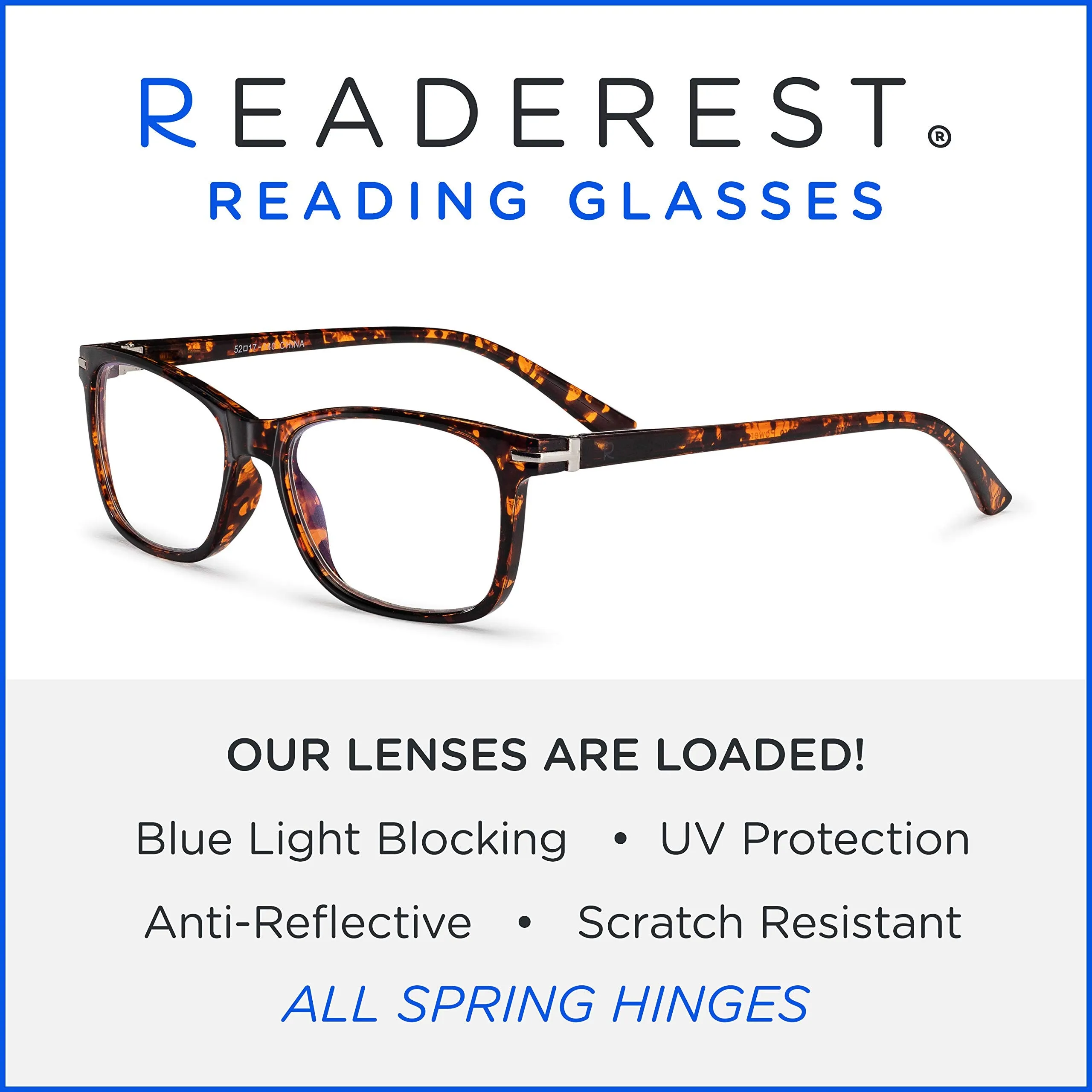 Blue-Light-Blocking-Reading-Glasses-Tortoise-3-00-Magnification-Computer-Glasses