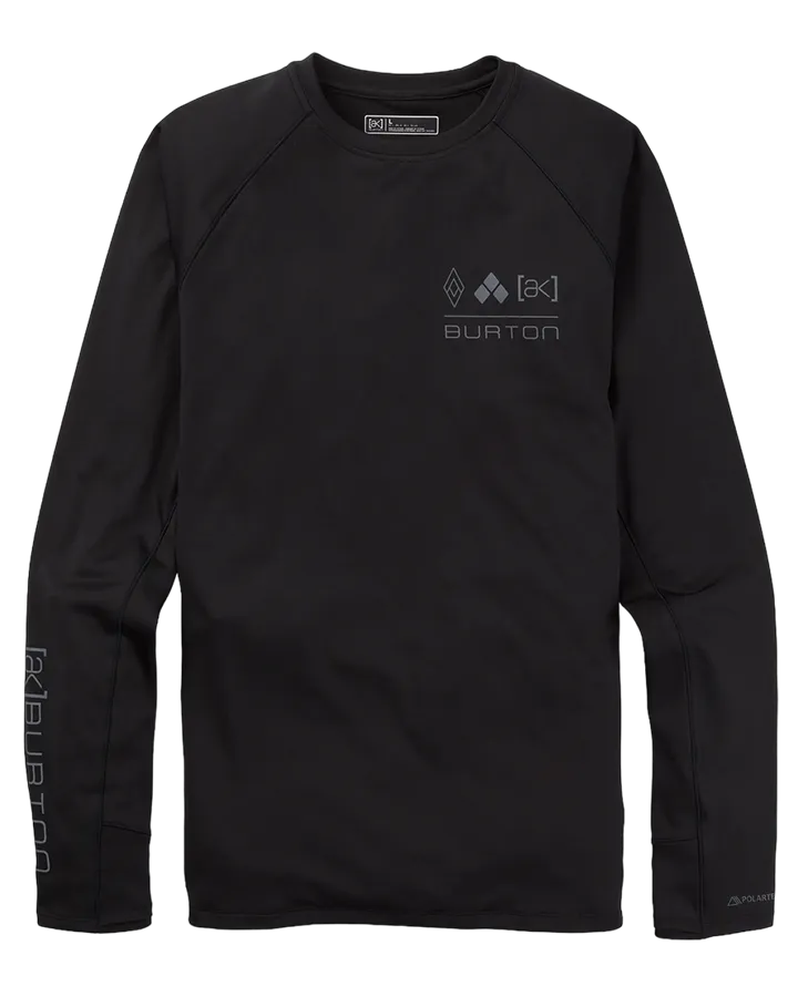 Burton Men's [ak]® Helium Power Grid™ Base Layer Crewneck - True Black