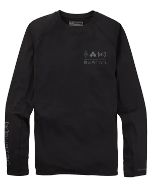 Burton Men's [ak]® Helium Power Grid™ Base Layer Crewneck - True Black