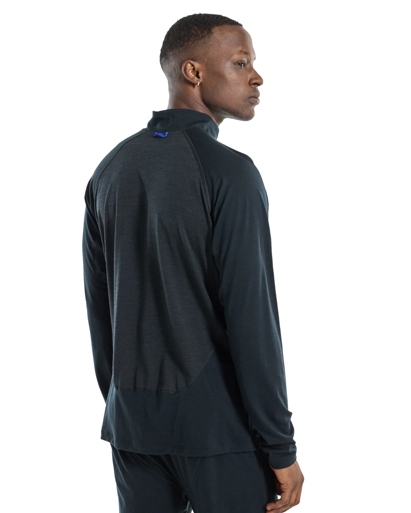 Burton Men's Phayse Merino Quarter Zip Fleece - True Black