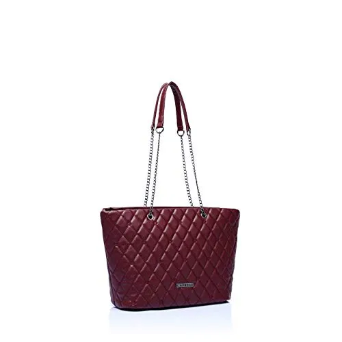 Caprese womens CICELY T Large MAROON Tote Bag