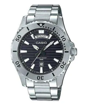 Casio MTD-1087D-1A Silver Stainless Steel Marine Sports Watch for Men