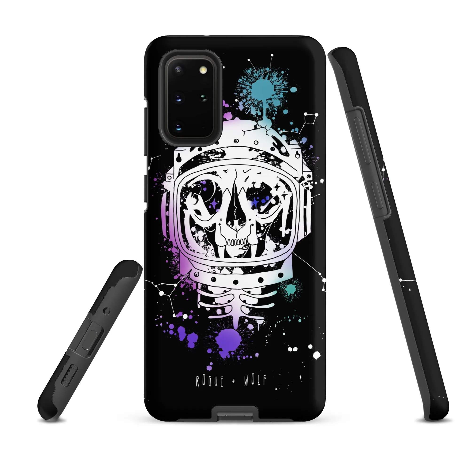 Cat-Astro-Phe Tough Phone Case for Samsung - Grunge Aesthetic Witchy Goth Cell Phone Cover Anti-Scratch Cool Gothic Gift