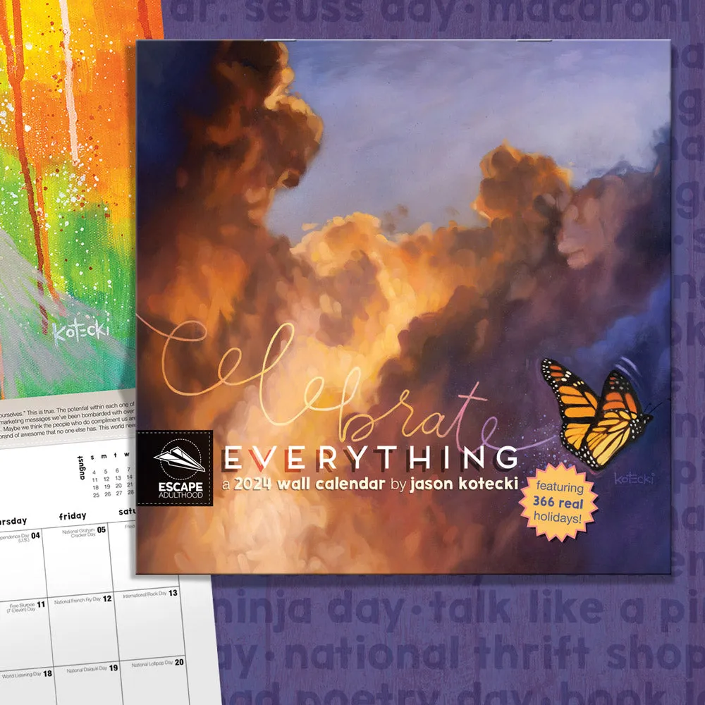 Celebrate Everything 2024 Wall Calendar