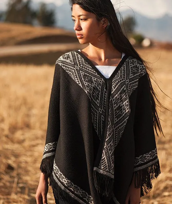 Chaska Baby Alpaca Poncho