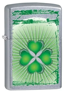 Clover Grunge Street Chrome Zippo