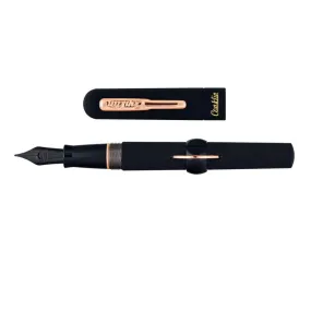 Conklin Mark Twain Crescent Limited Edition Fountain Pen - Superblack/Rose Gold