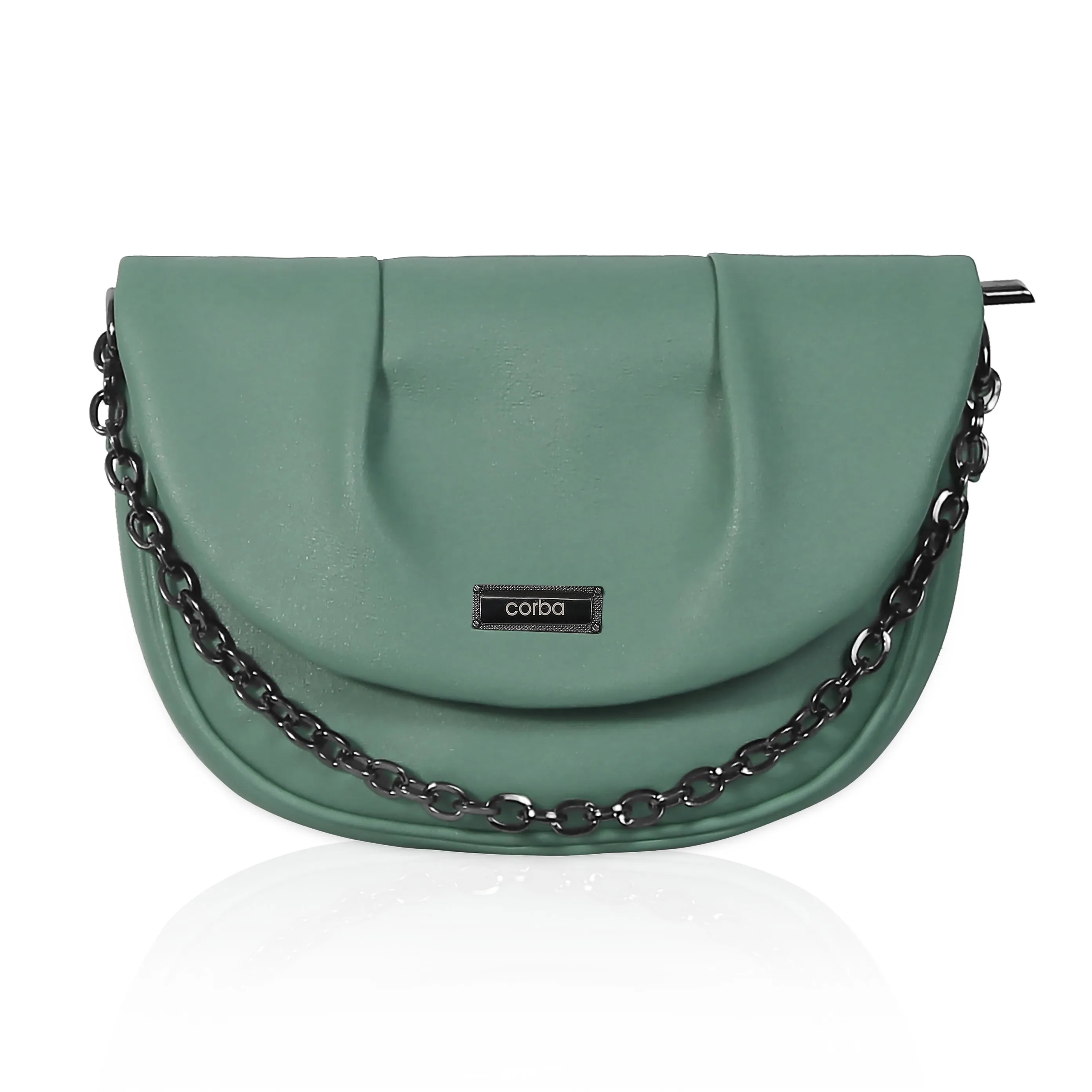 Corba Women Sling Bag Light Green