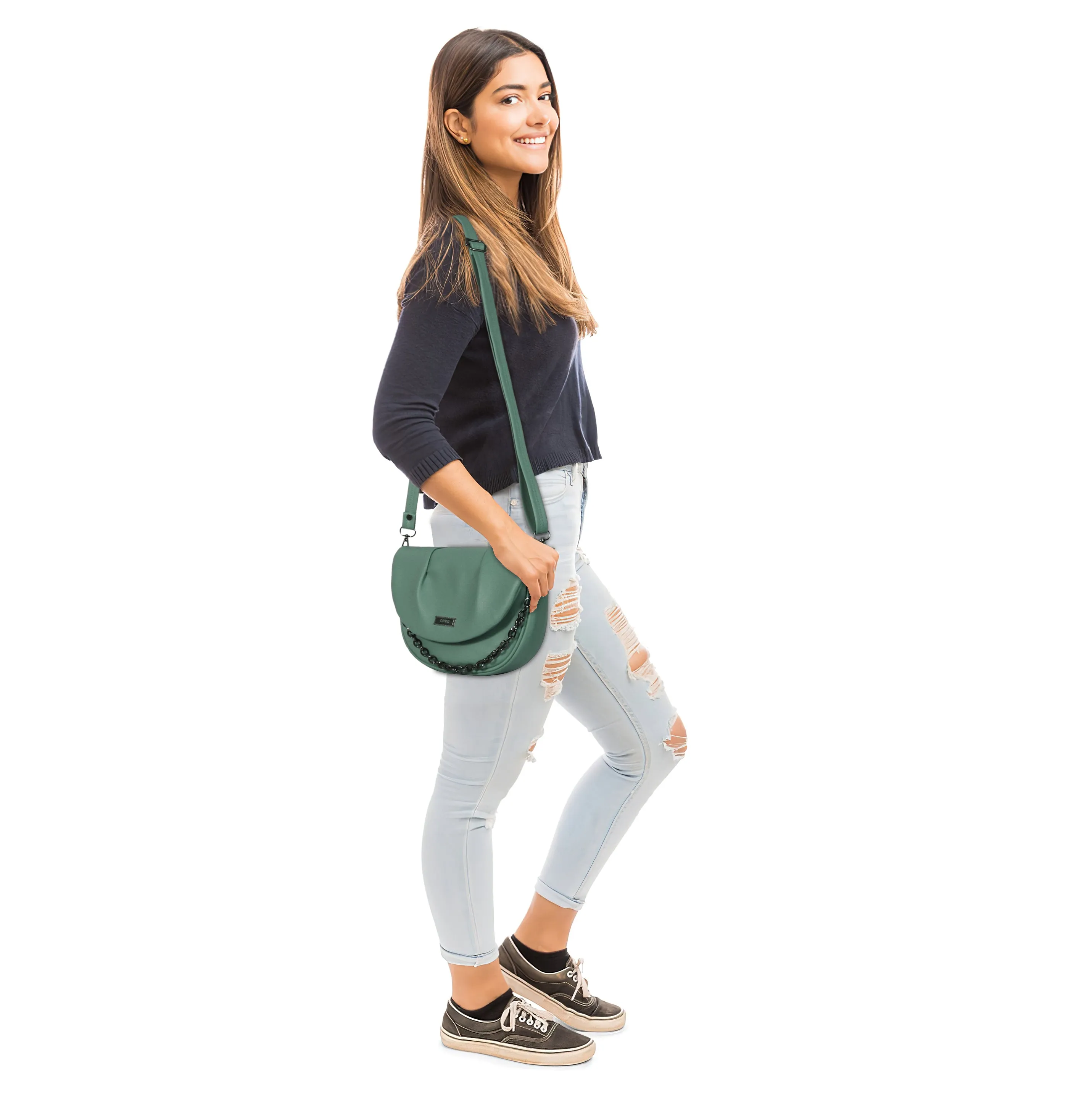 Corba Women Sling Bag Light Green