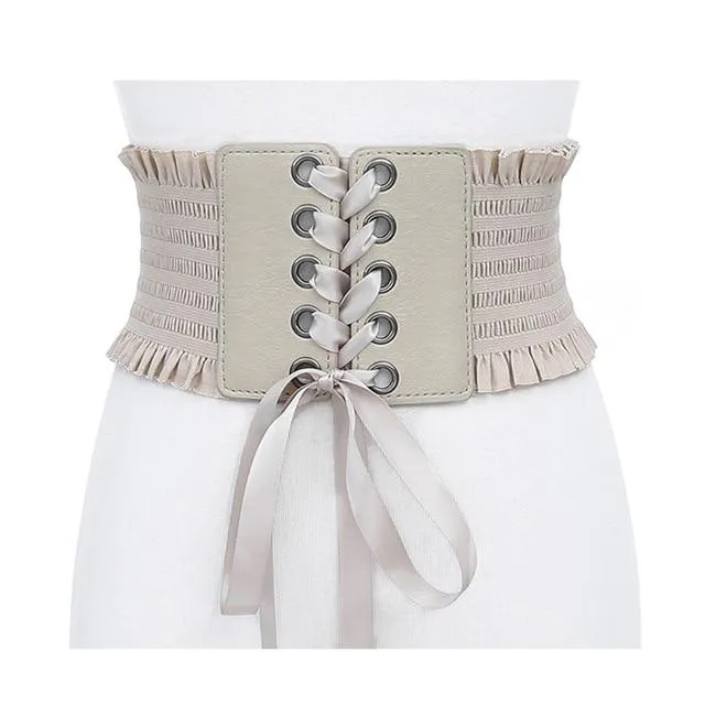 Corset Tassels Elastic Belt