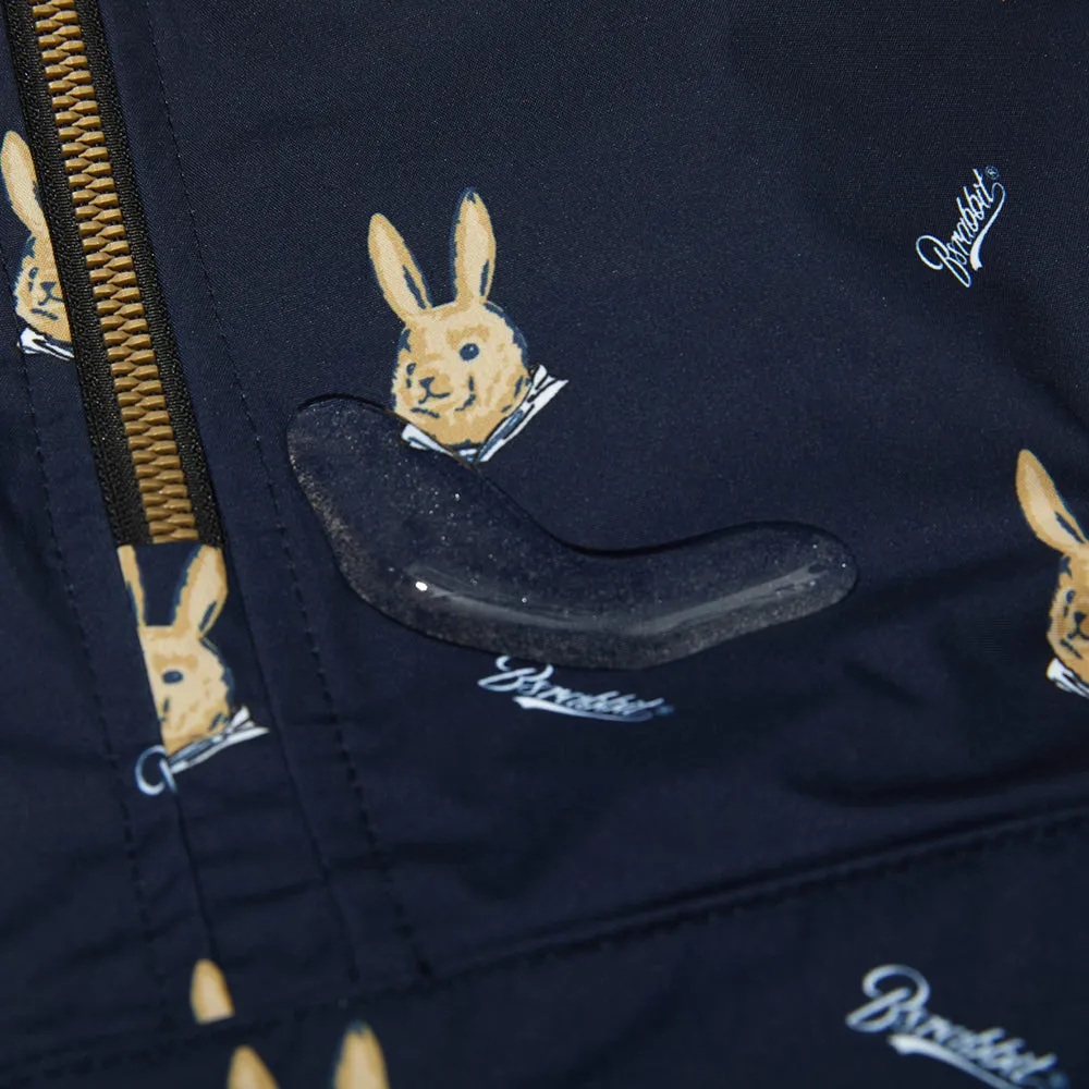 COZY HOODED ANORAK JACKET MINI BEARRABBIT NAVY