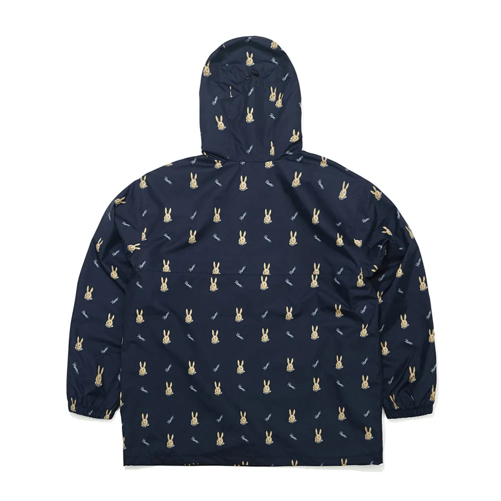 COZY HOODED ANORAK JACKET MINI BEARRABBIT NAVY