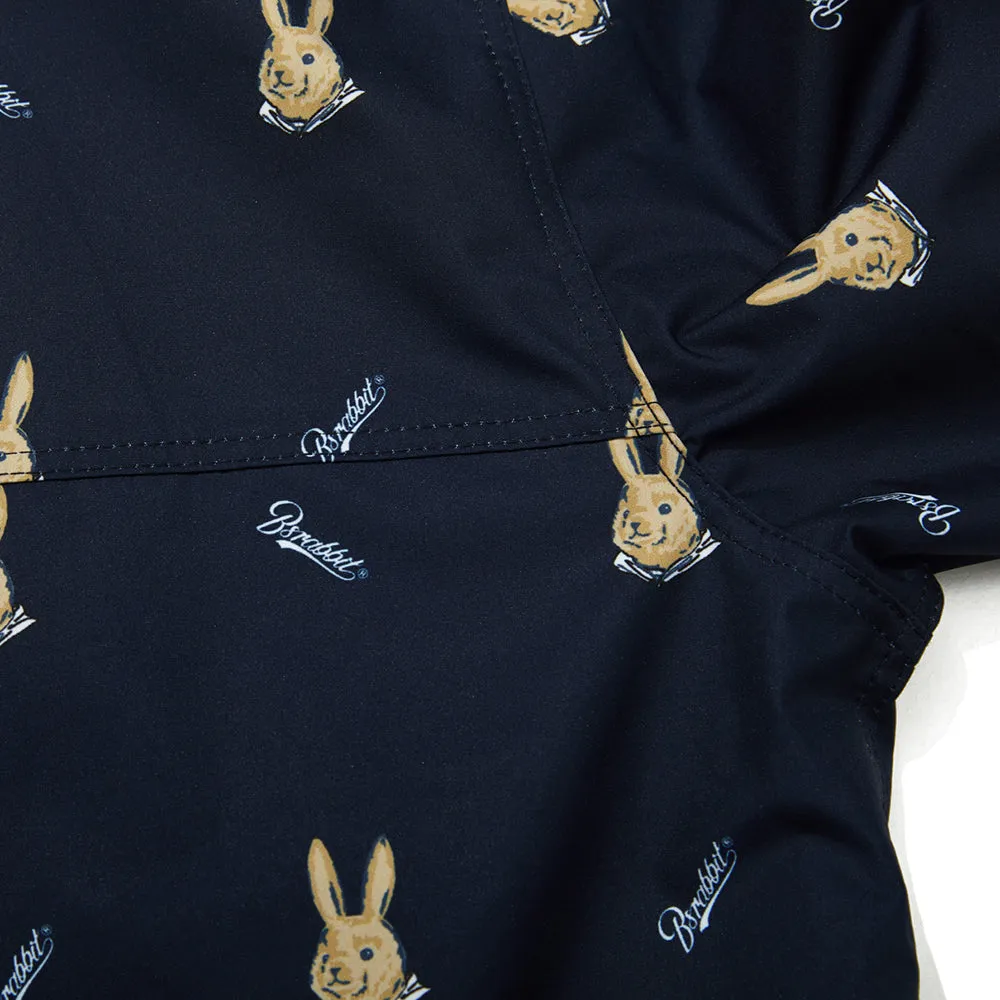 COZY HOODED ANORAK JACKET MINI BEARRABBIT NAVY