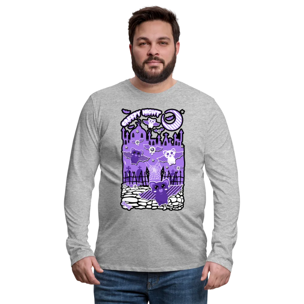 Creepy Night Men's Premium Long Sleeve T-Shirt