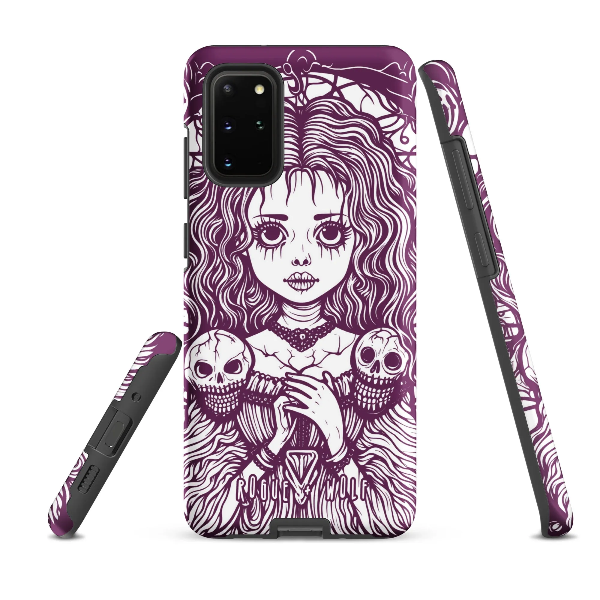 Cursed to Love Strong Phone Case for Samsung - Shockproof Witchy Case Goth Accessory Cool Gothic & Christmas Gifts