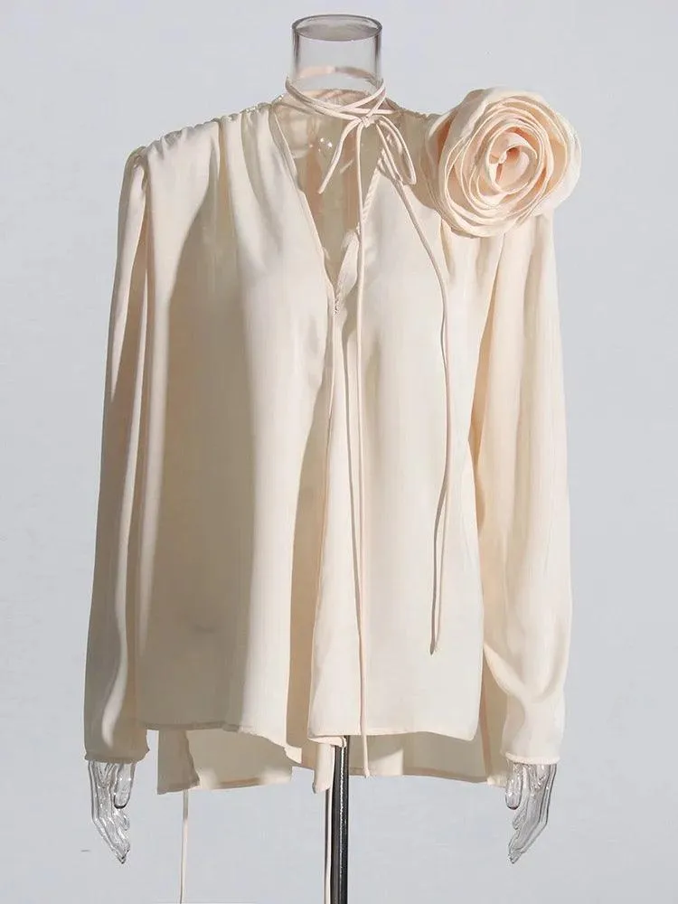 Derek Premium Rosette Blouse