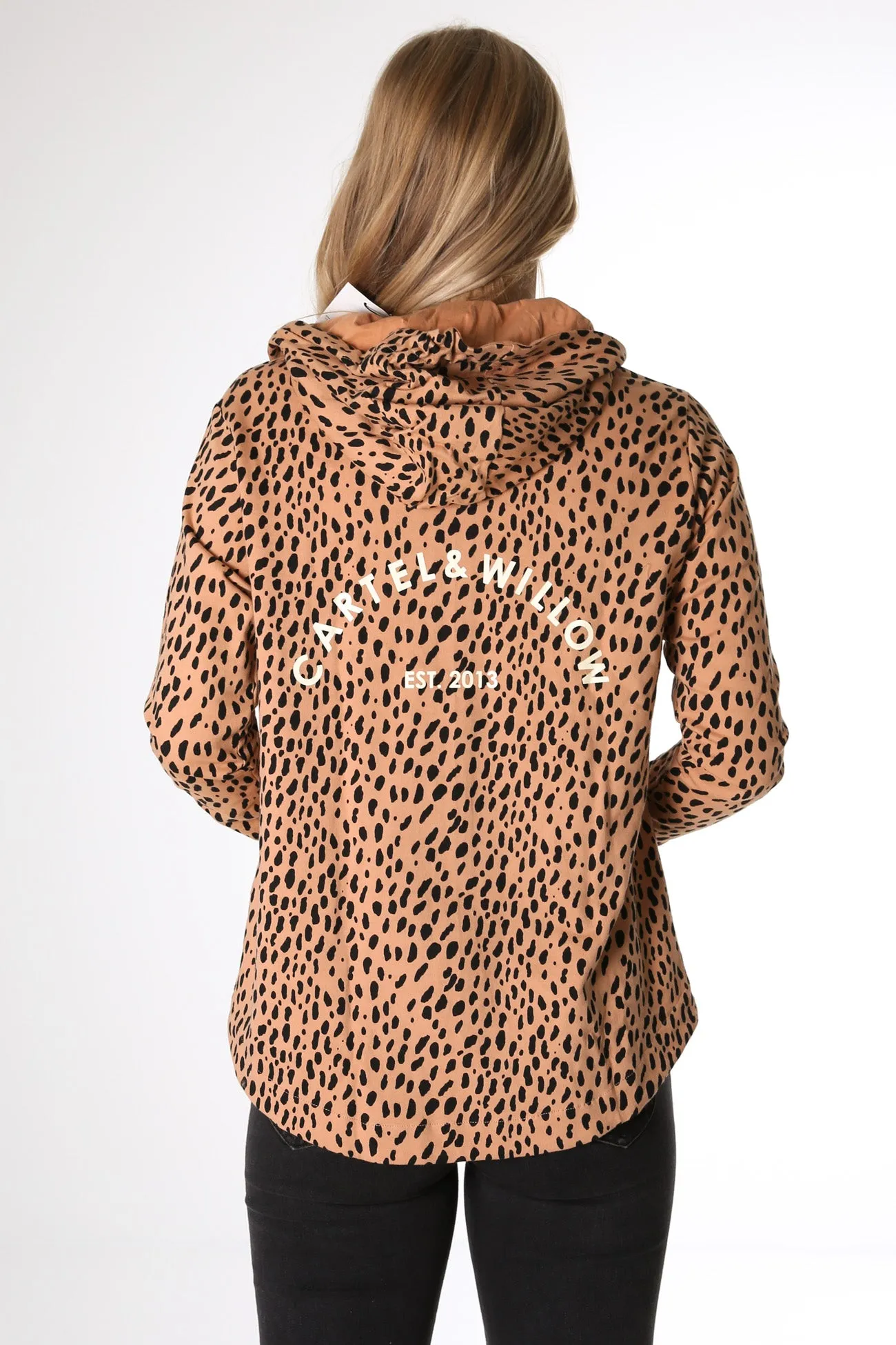 Dion Jacket Toffee Leopard