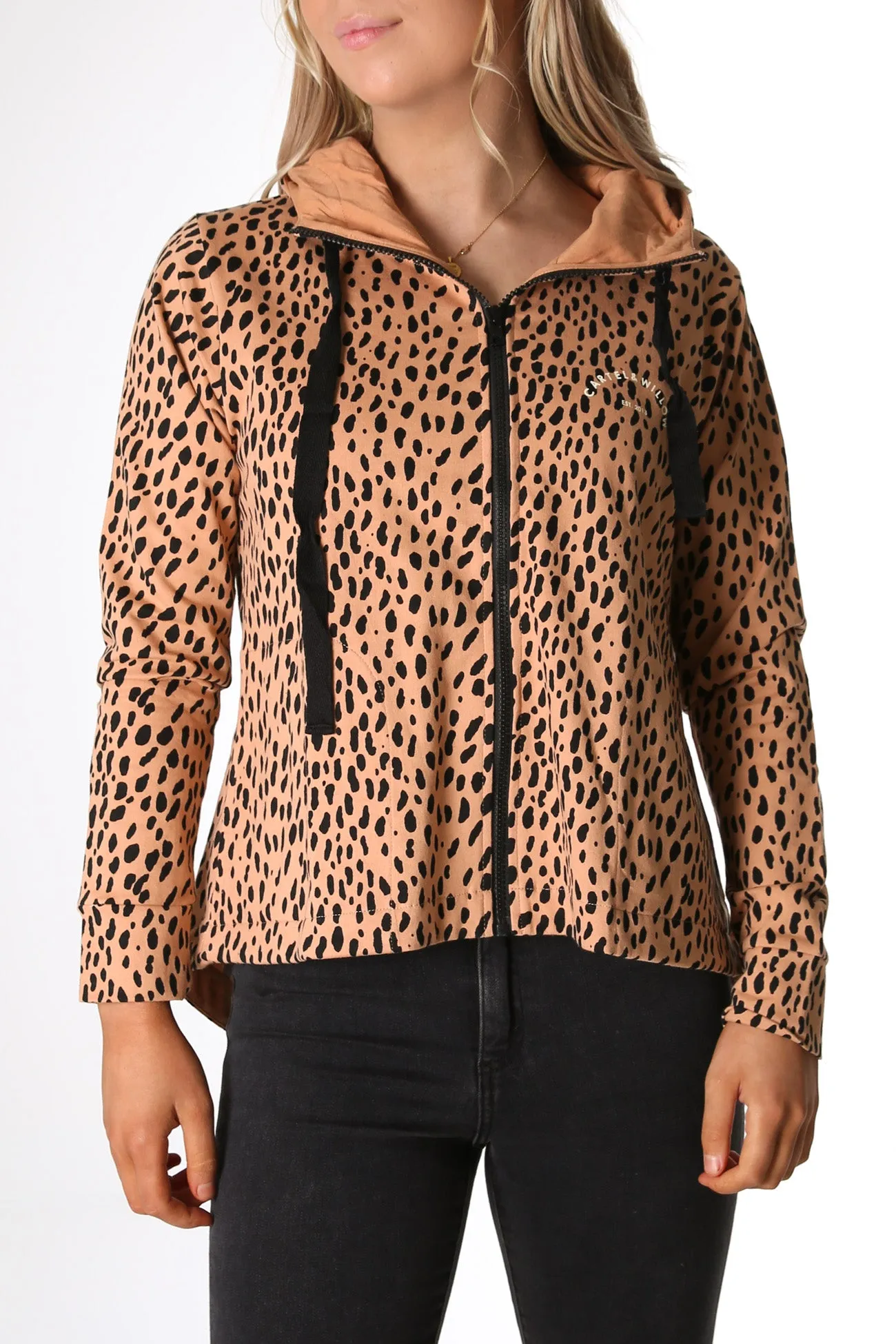 Dion Jacket Toffee Leopard