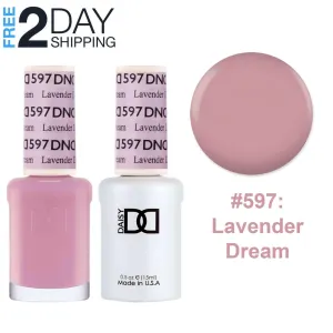 DND Gel Nail Polish & Nail Lacquer Set Soak Off Duo Set - #587