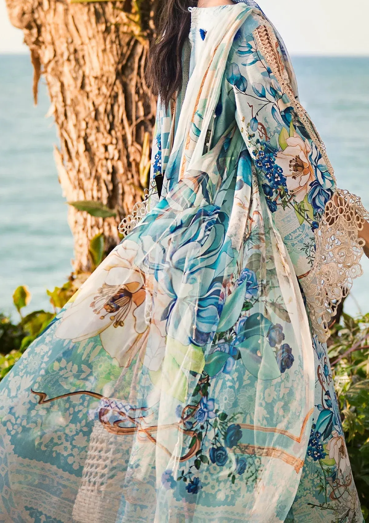 Elaf Embroidered Limited Edition Lawn Collection – ESL-07B HEAVEN'S MIST