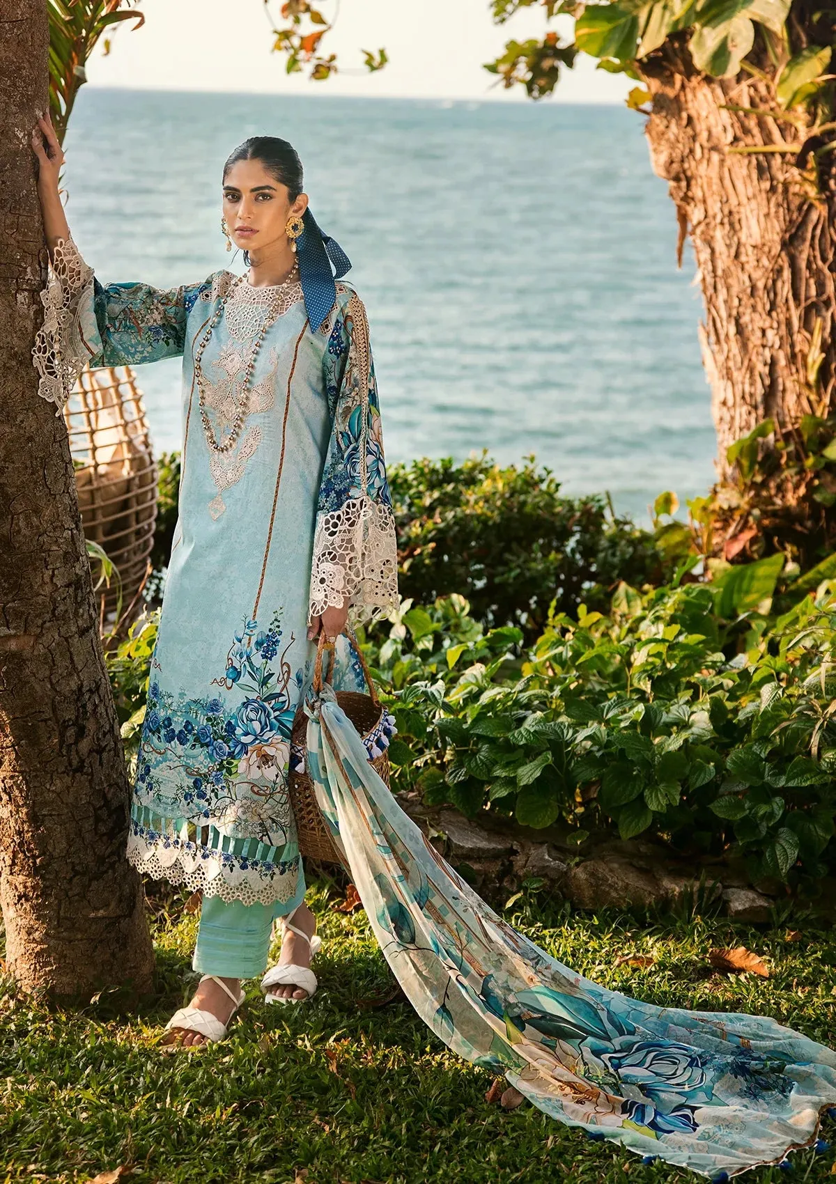 Elaf Embroidered Limited Edition Lawn Collection – ESL-07B HEAVEN'S MIST