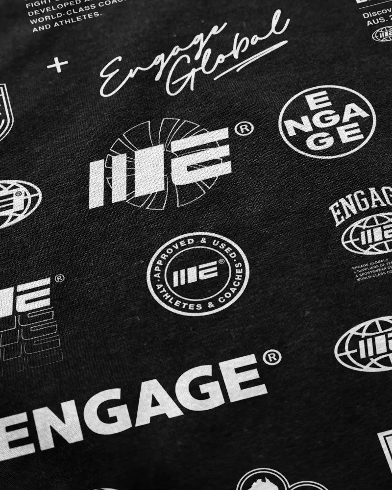 Engage Billboard Oversized T-Shirt (Black)