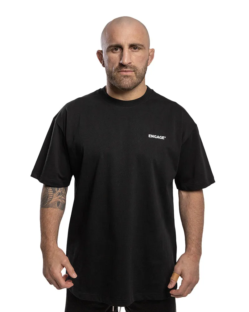 Engage Billboard Oversized T-Shirt (Black)