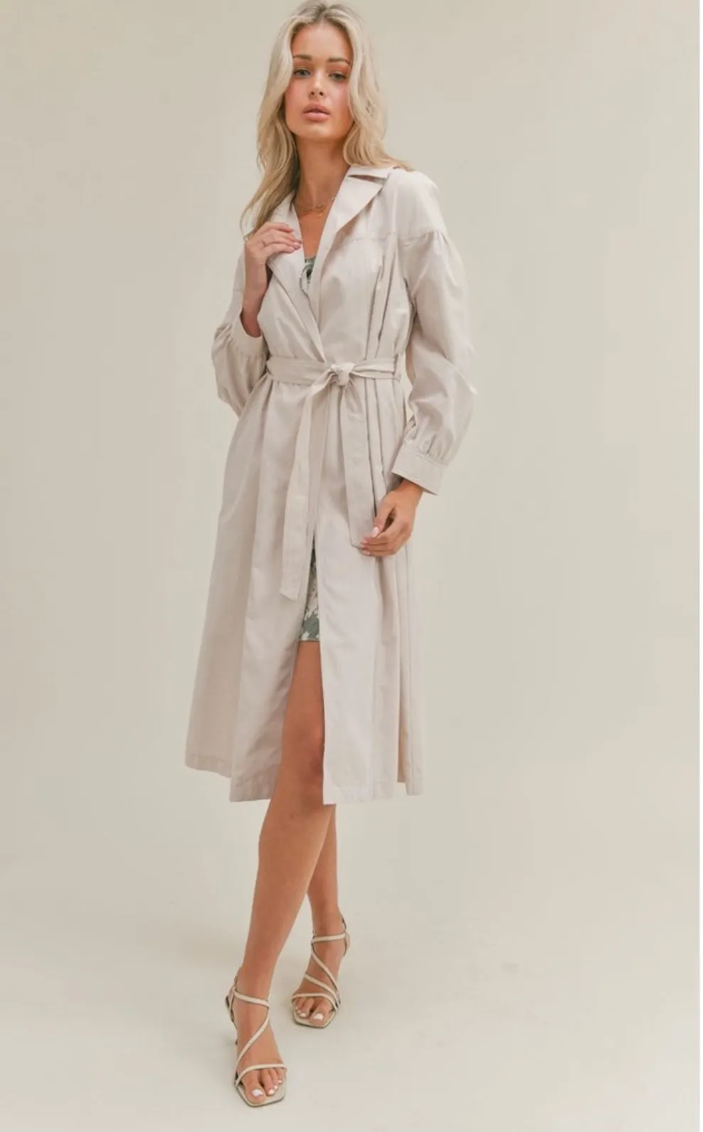 Errands Trench Coat - Sage The Label