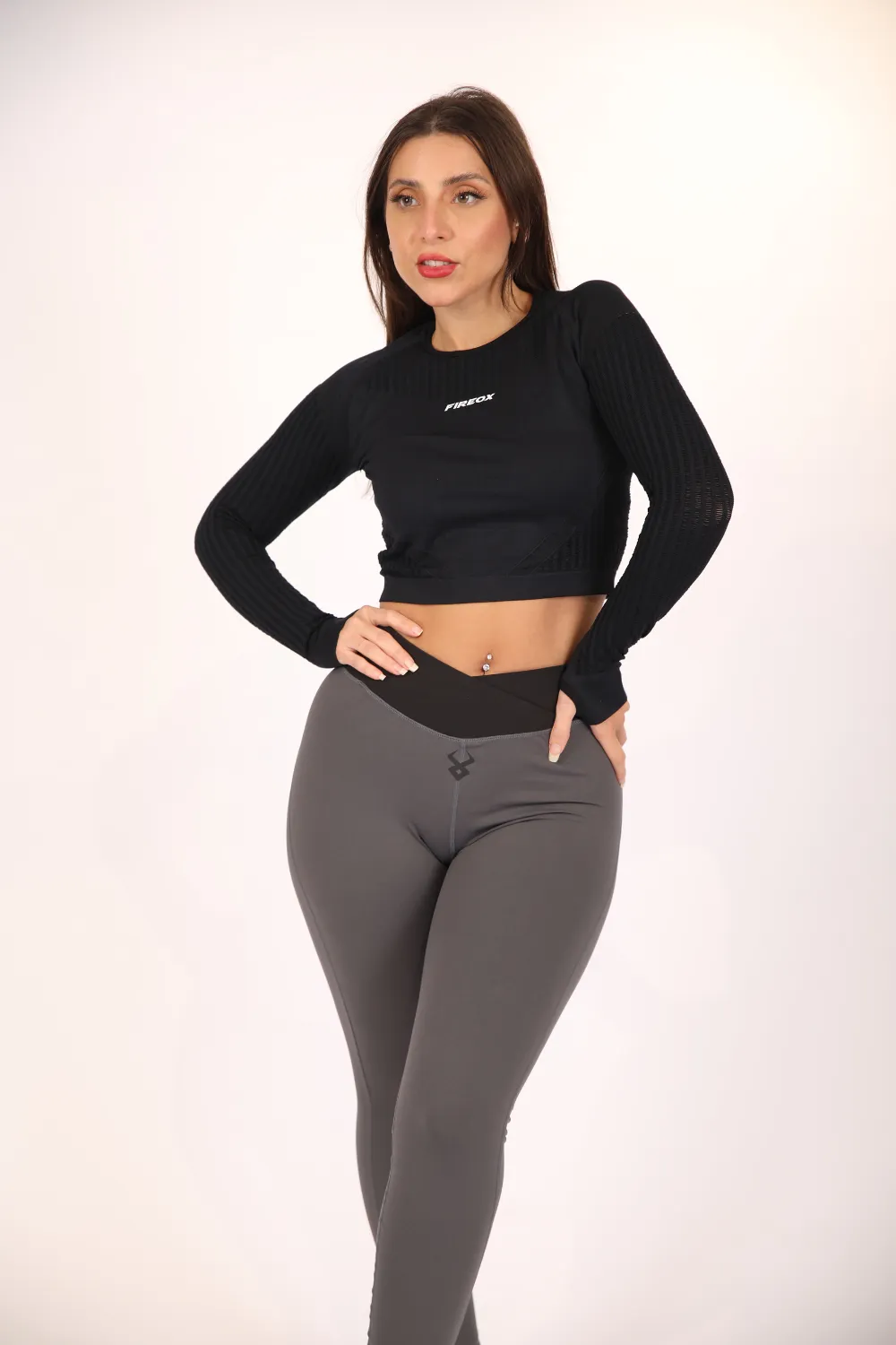 Fireox Yoga Pants, Grey