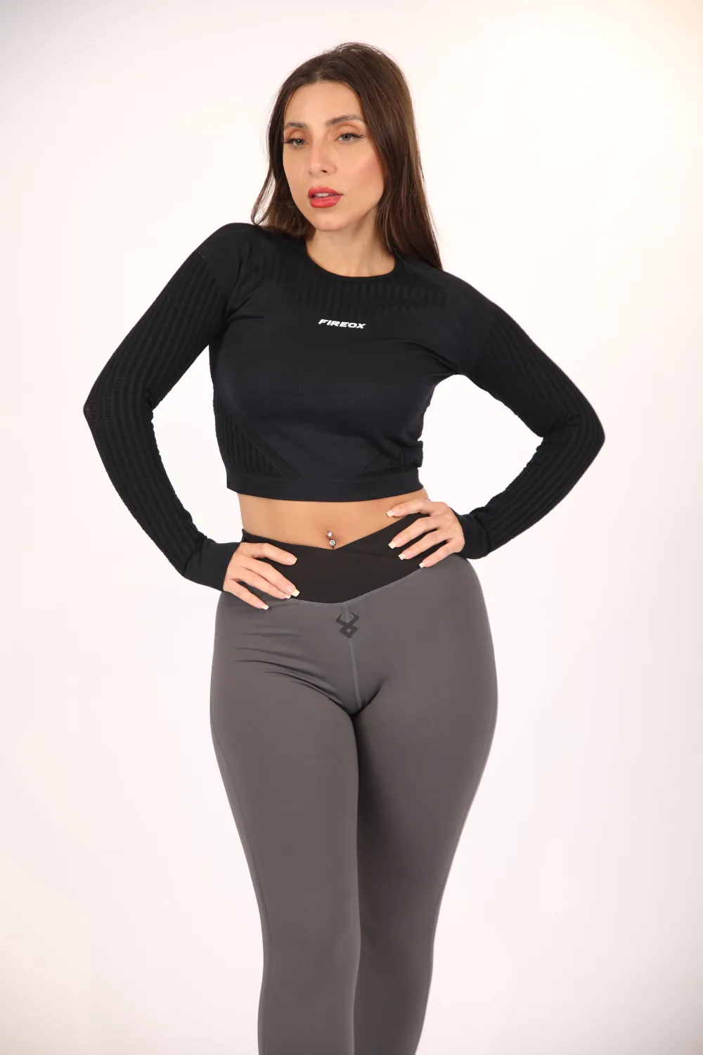 Fireox Yoga Pants, Grey