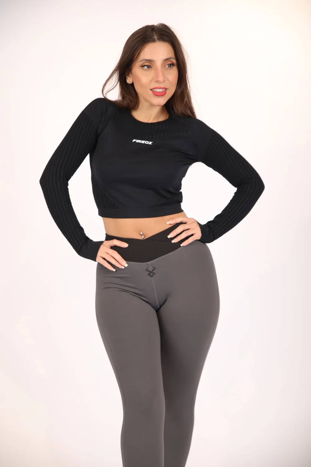 Fireox Yoga Pants, Grey