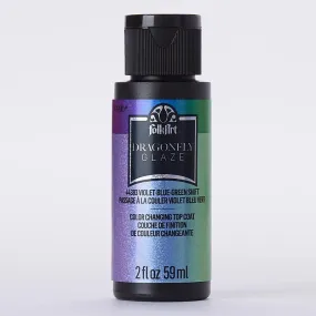 FolkArt Dragonfly Glaze Violet-Blue-Green Hobby Paint 2 oz